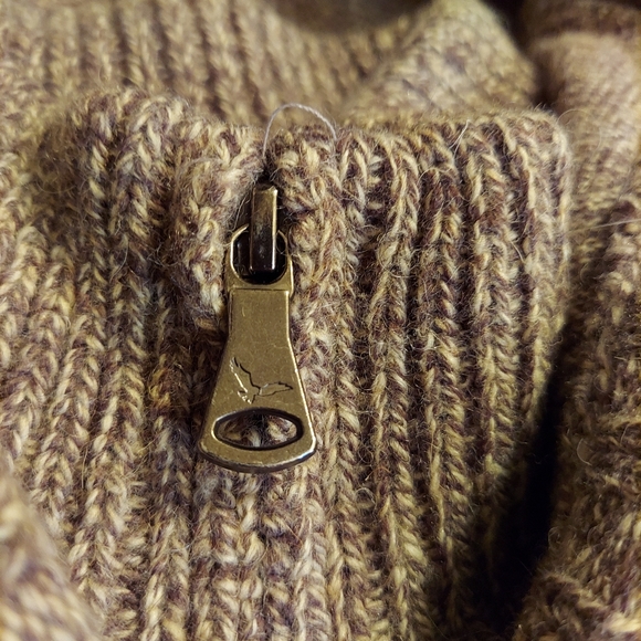 Royal Falcon Wool Blend Cable Knit Faux Fur Lined Hooded SweaterJacket - Picture 12 of 16